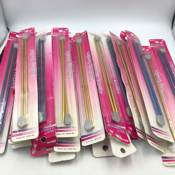 Lot of 11 Sets Knitting Needles New in Packaging - Picture 1 of 2